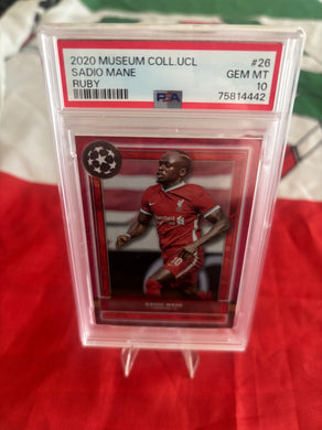 Sadio Mane TOPPS MUSEUM UCL PSA 10 24/25 POP 1