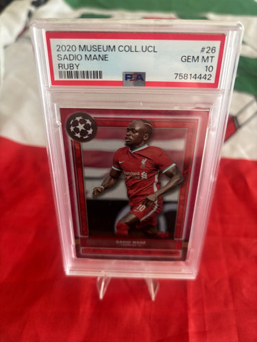 Sadio Mane TOPPS MUSEUM UCL PSA 10 24/25 POP 1
