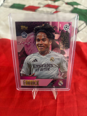 Endrick Rookie RC TOPPS FUTURE STARS UCL Raw Mint /75