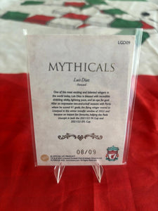 Futera Mythicals Gold Plated Luis Diaz Liverpool /9